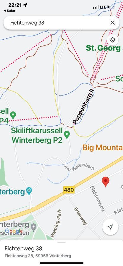 Appartement An Der Erlebniskappe Mit Fahrradkeller Winterberg Ngoại thất bức ảnh
